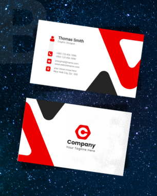 business card design and print service in chandigarh by blobbrush